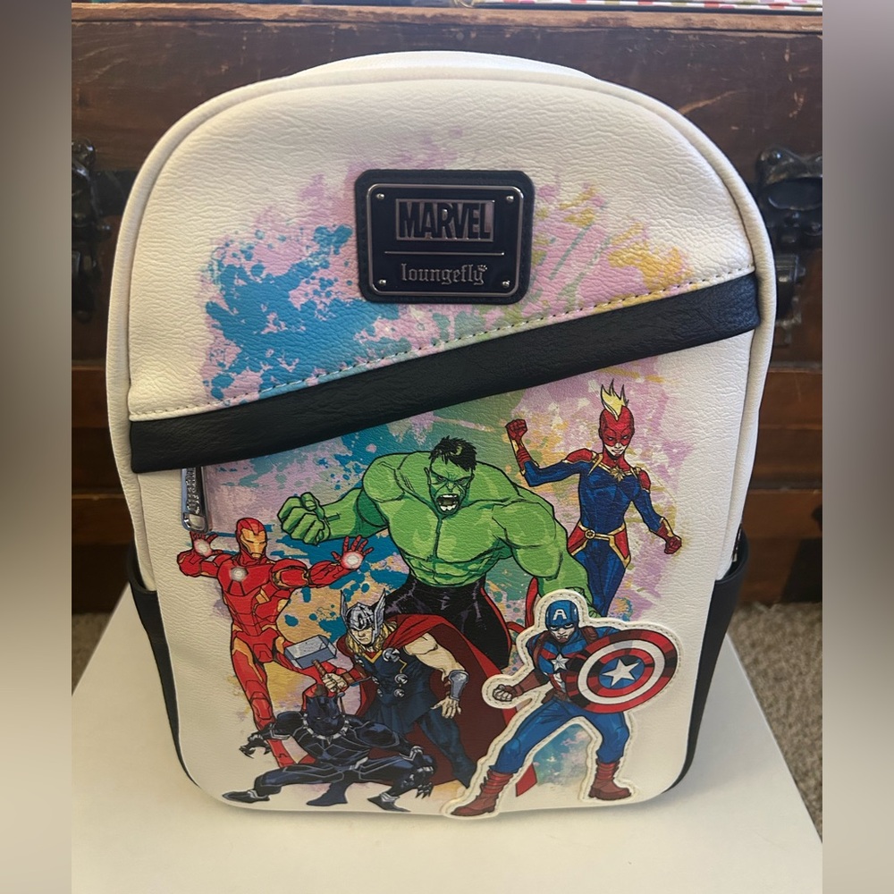 Loungefly Disney Parks Avengers Marvel Artist Series Mini Backpack - NWT